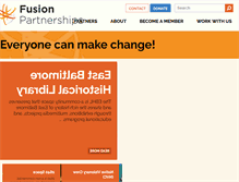 Tablet Screenshot of fusiongroup.org